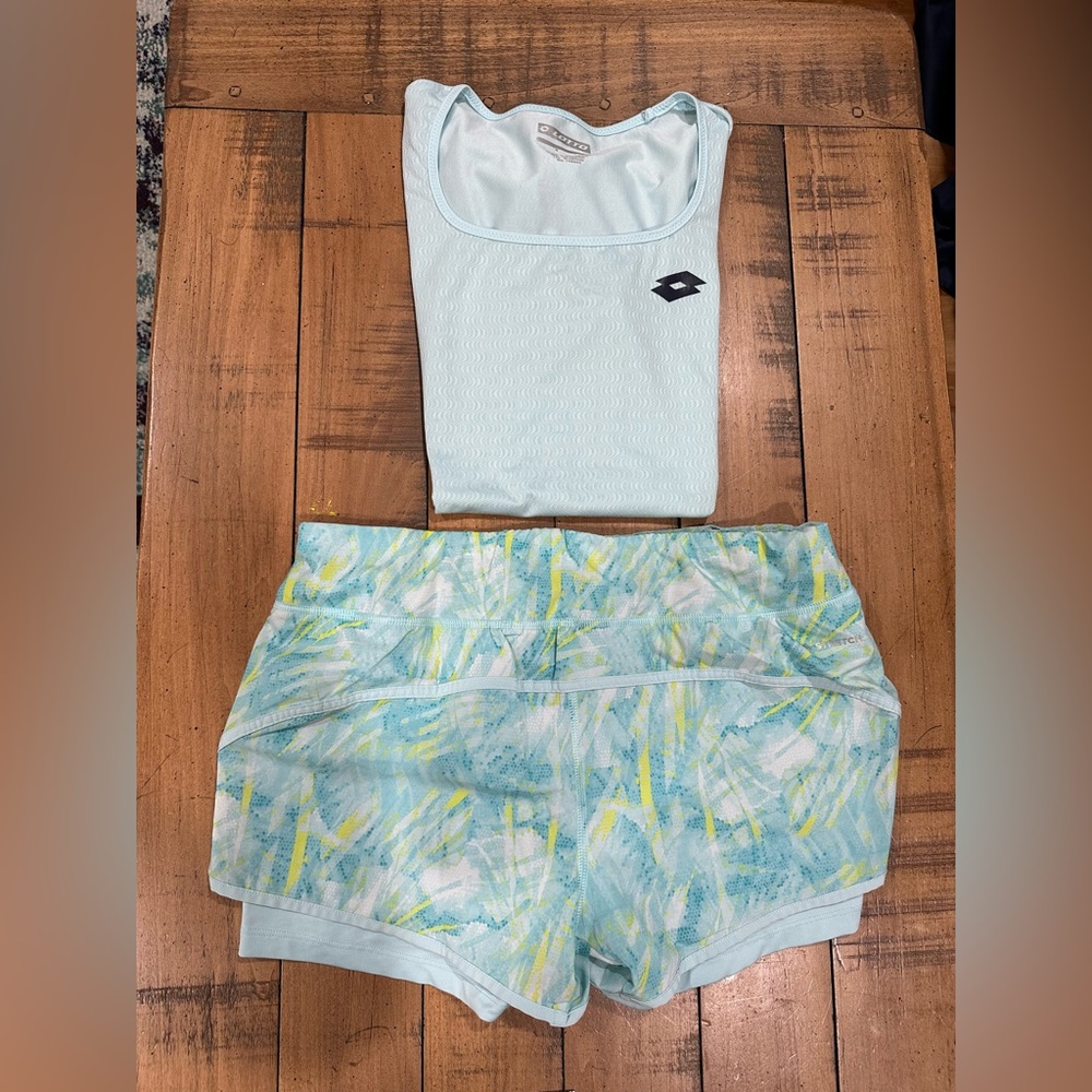Lotto 2 in 1 Athletic Shorts Sz S